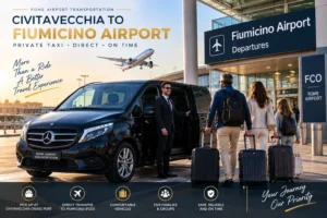 Civitavecchia Taxi to Fiumicino Airport